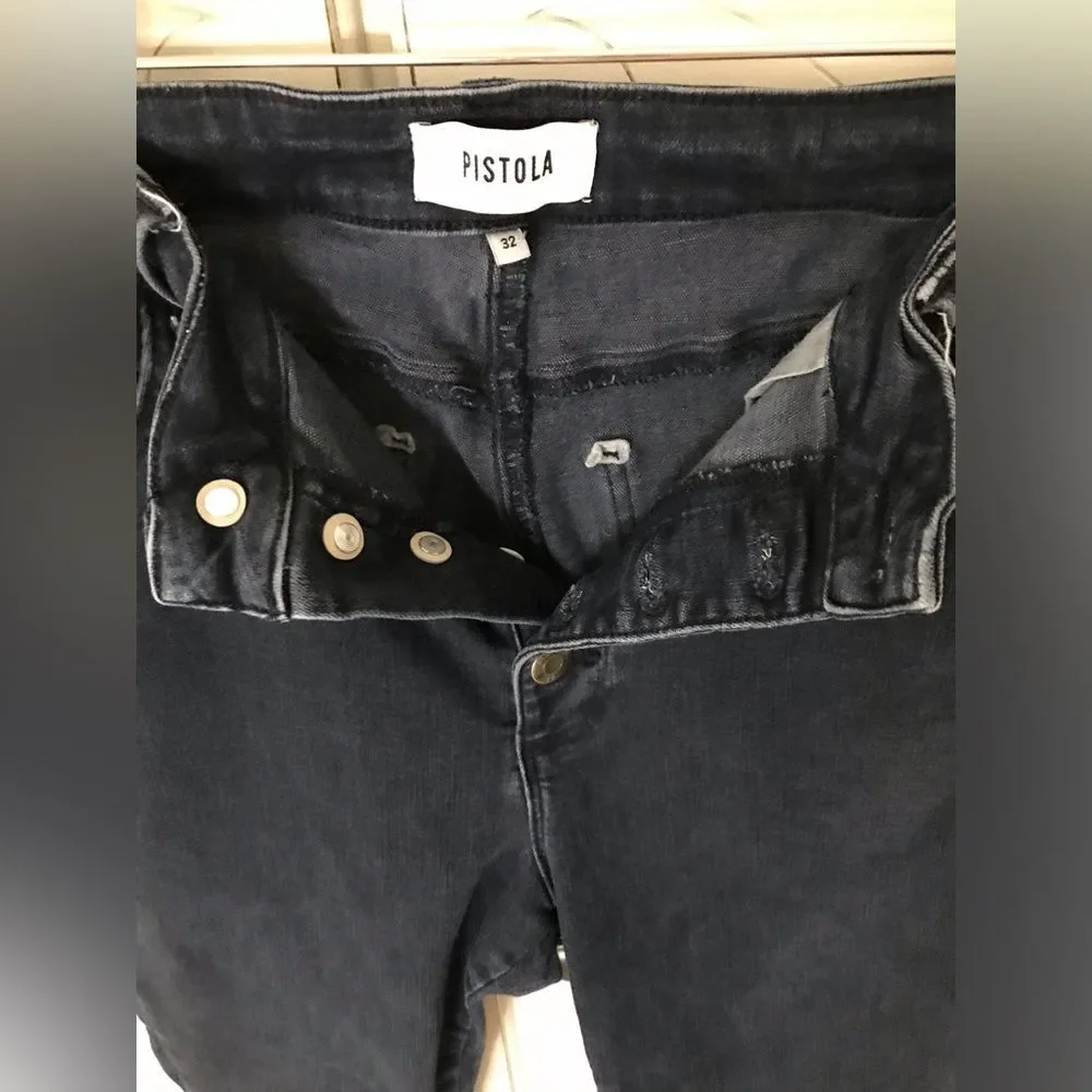 Pistola | Arianna High Rise Button Fly Classic Skinny Jeans Size 32